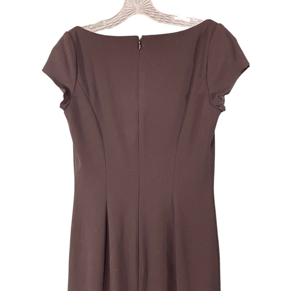 Polo Lowell Short Sleeve Little Black Sheath Dress Size 4 - Picture 6 of 9